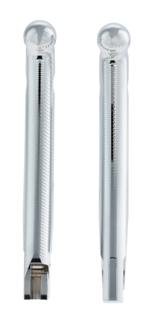 Kit levier de frein sport "Shorty 3D" gauche/droite pour Vespa LX/LXV/S/Primavera/Sprint, chrome