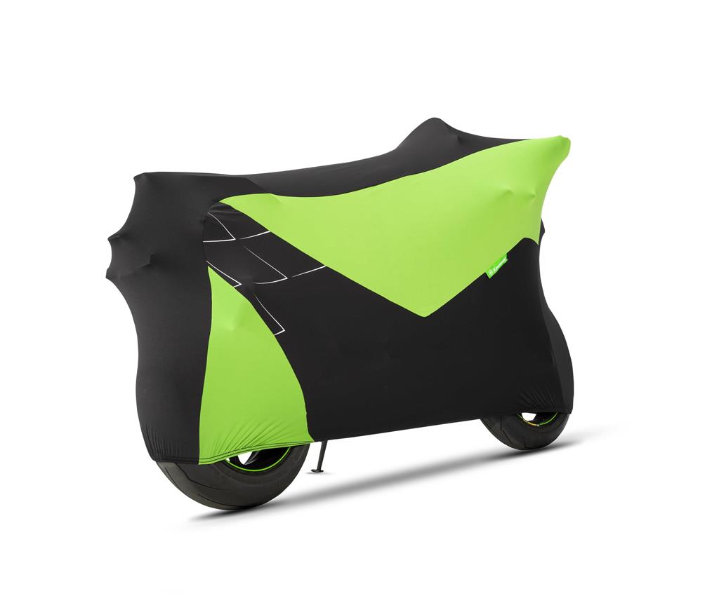 Bâche de protection pour moto verte/noire originale Kawasaki