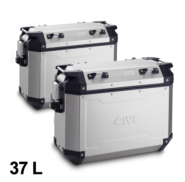 Givi Kit de valises latérales en aluminium Trekker Outback 37L Monokey