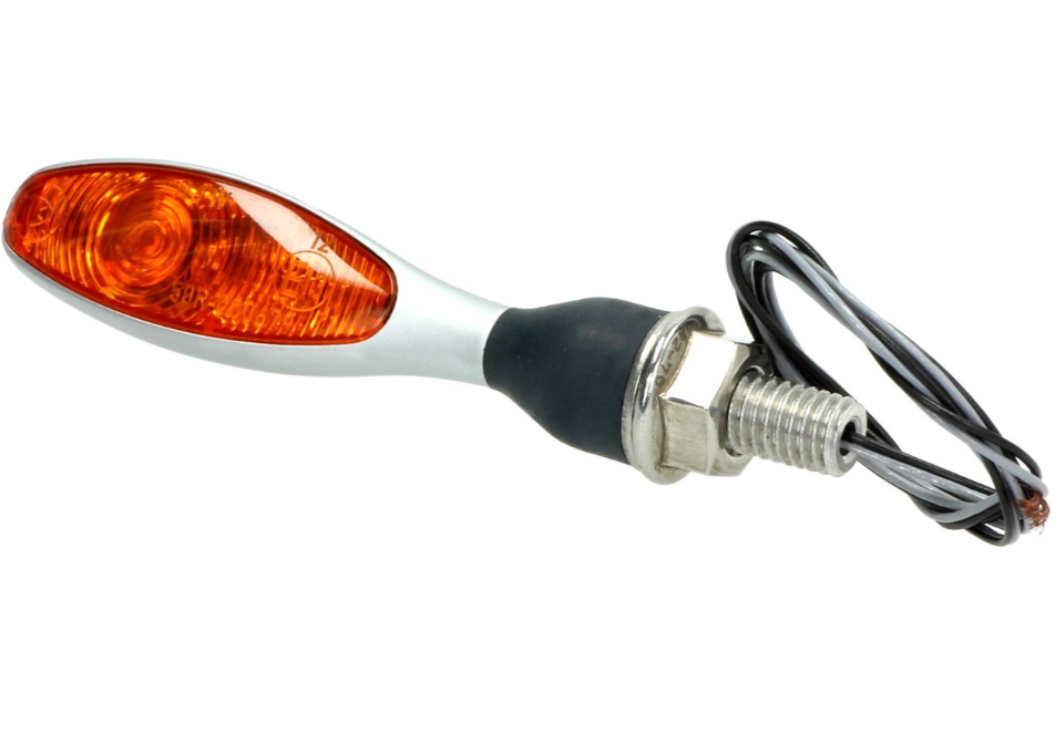 Clignotant Kellermann, Micro 1000 halogène, acier, halogène, HR/HL, 12 V, 6 W, chrome mat, M8x20