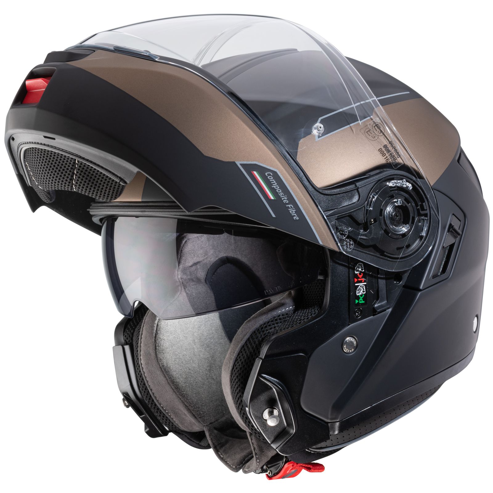 Caberg casque Levo Prospect, noir mat/bronze