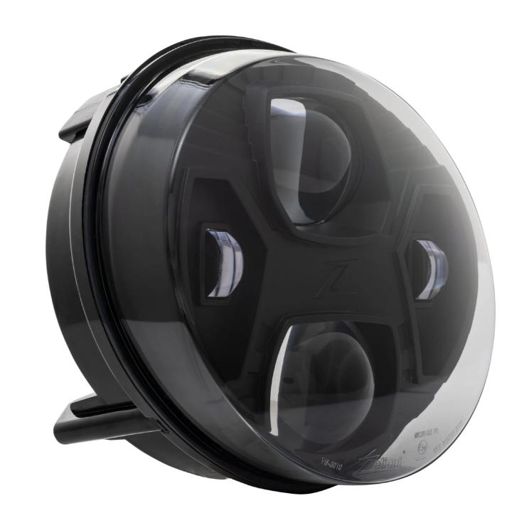 Phare ZELIONI Black Edition LED pour Vespa GTS/GTS Super HPE 125-300 (19-22), noir