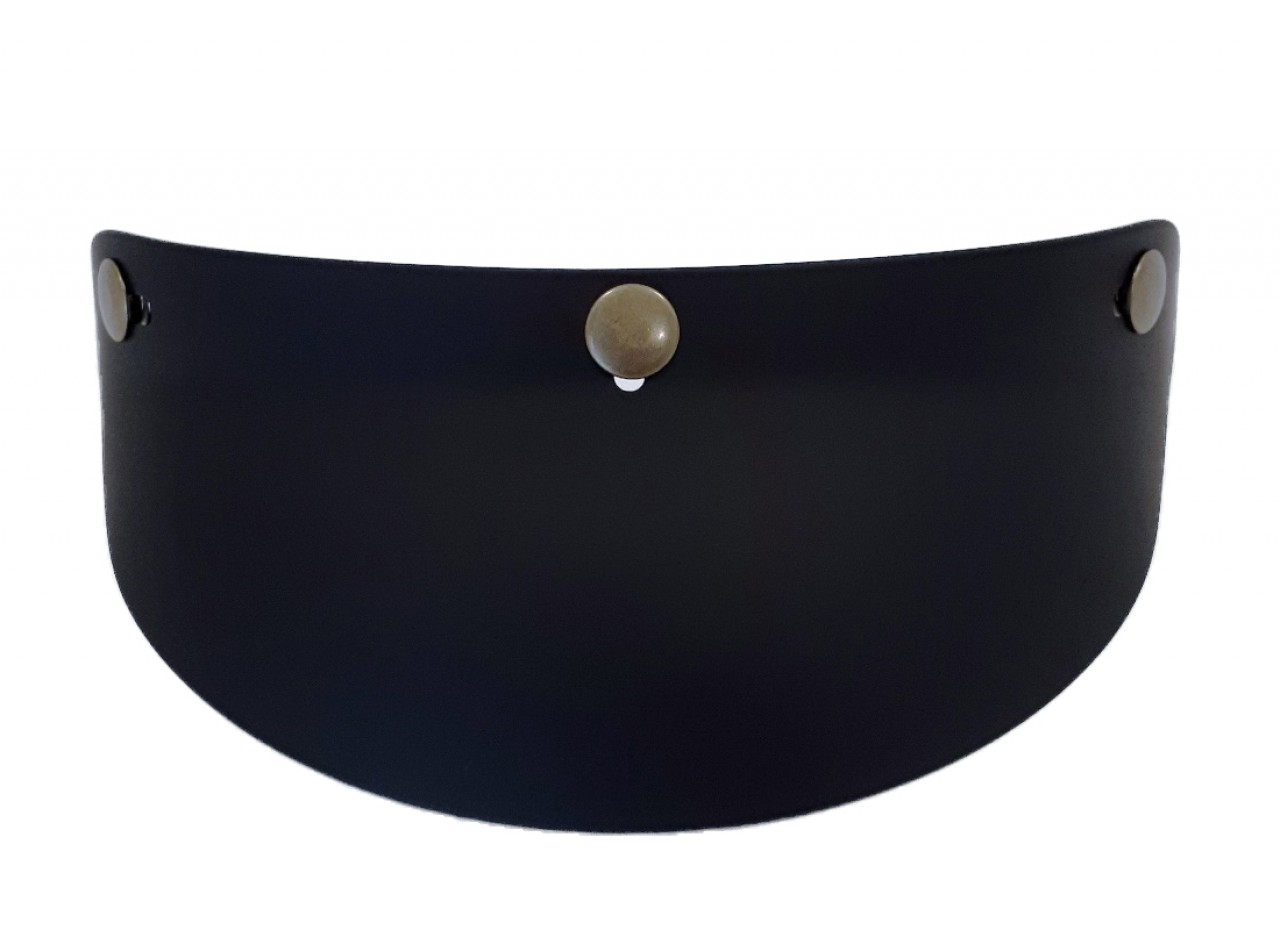 Visière Helmo Milano pour casque Audace, noir mat