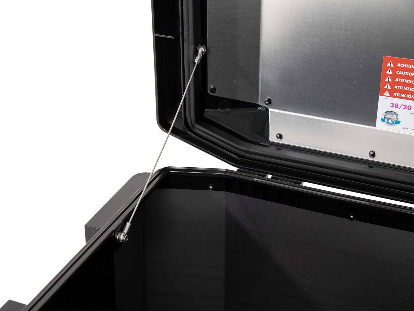 Topcase en aluminium Xplorer 60 litres aluminium argenté Hepco & Becker