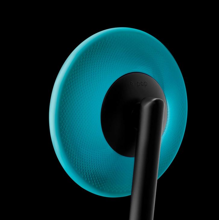 Rétroviseur d'extrémité de guidon RIZOMA E-POP gauche ou droit pour Vespa, noir/bleu