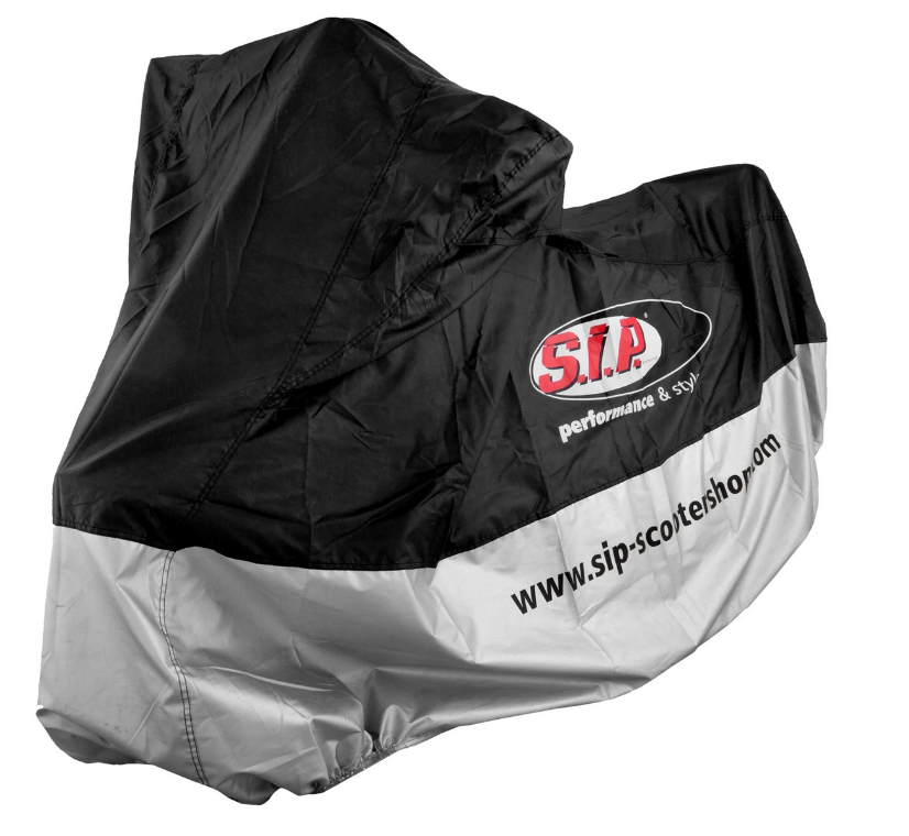 Garage pliable Outdoor "Scooter", taille M-L, noir/argenté