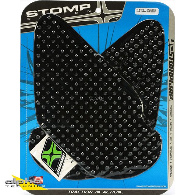 Stompgrip noir Volcano pour Kawasaki ZX6R/RR