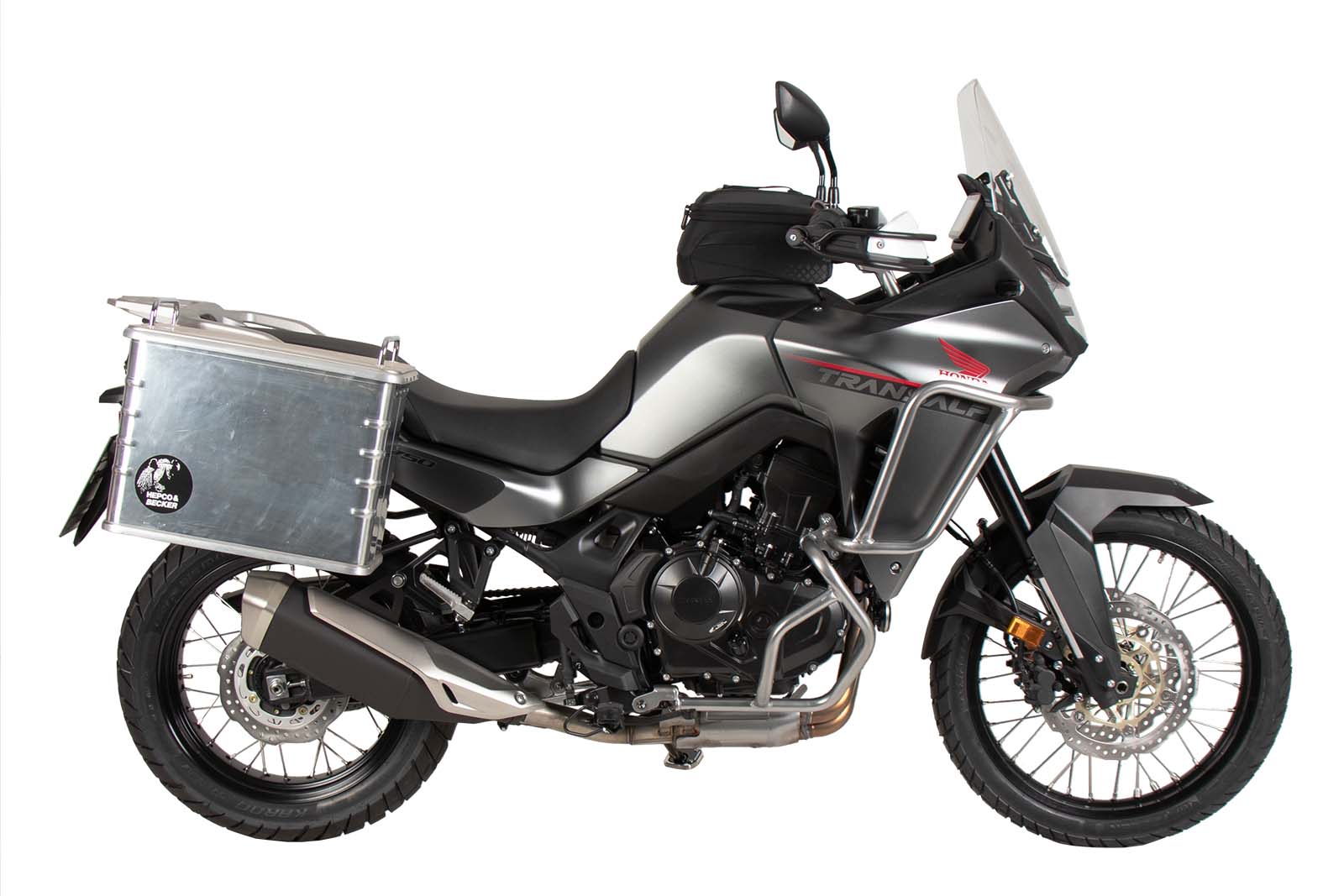 Porte-bagages latéral vissé noir pour Honda XL 750 Transalp (25- ) Hepco & Becker