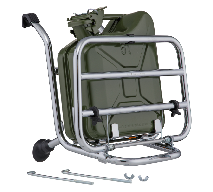 Porte-bagages avant pour Vespa PX 80-200ccm, pliable, chrome
