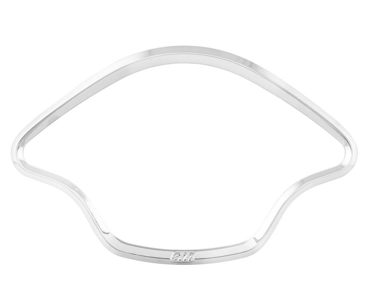 Anneau décoratif tachymètre pour Vespa Primavera/Sprint/Elettrica 50-150ccm 2T/4T AC, chrome