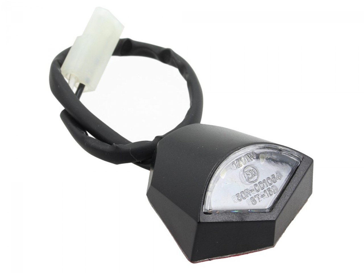 Éclairage de la plaque d'immatriculation, réglable