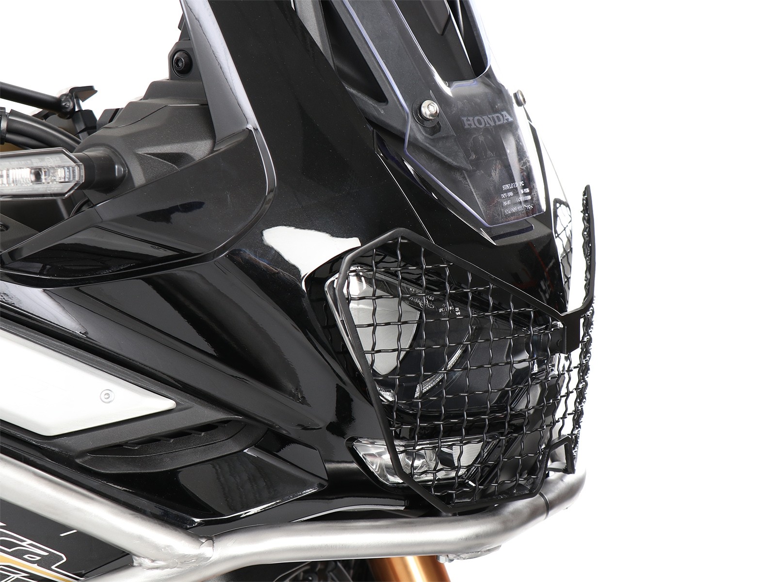 Grille de protection des feux noire pour Honda CRF 1100 Africa Twin Adventure Sports (20-23) Hepco & Becker