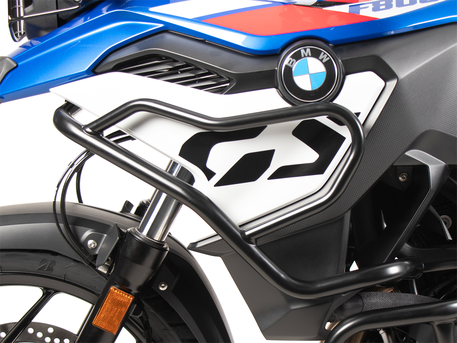 Arceau de protection du réservoir noir pour BMW F 800 GS (24-) Hepco & Becker