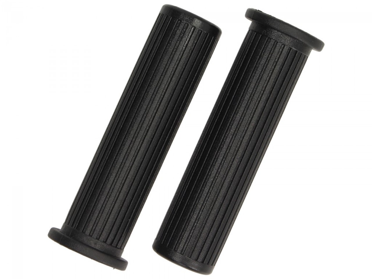 Jeu de caoutchouc de poignée pour Vespa PX /80 / 125 / 200 - ariete Ø 22 mm, longueur : 135 mm, noir