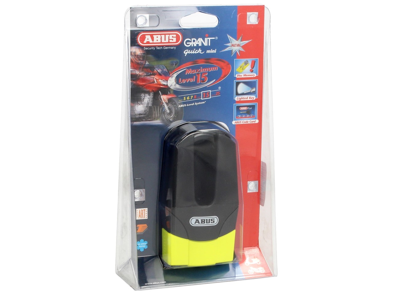 Antivol à disque de frein ABUS Granit Quick 37 Max / Mini