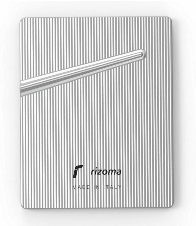 Emblème RIZOMA cascade pour Vespa, argenté