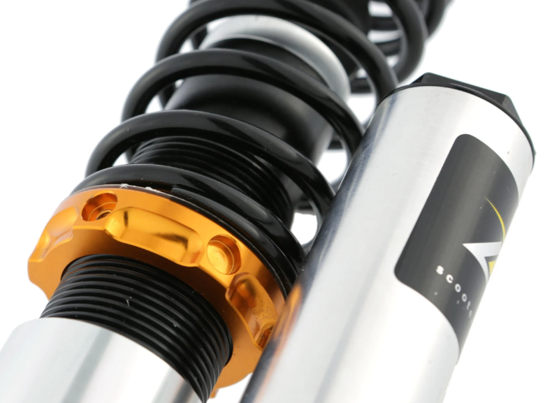 Amortisseur avant ZELIONI pour Vespa ET2/ET4/LX/LXV/S 50-150ccm, argent/orange/noir