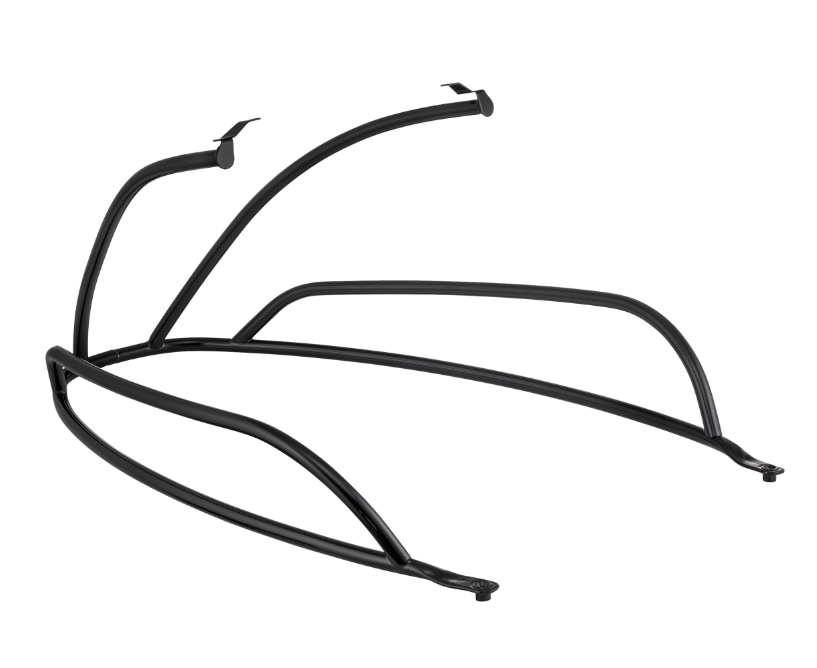 Arceau de protection latéral pour Vespa Primavera/Sprint/Elettrica 50-150ccm, noir brillant