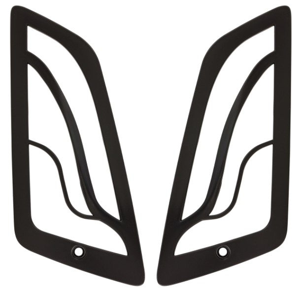 Grille de clignotant droite et gauche, avant pour Vespa GTS/​GTS Super/​GTV/​GT 60/​GT/​GT L, noir mat