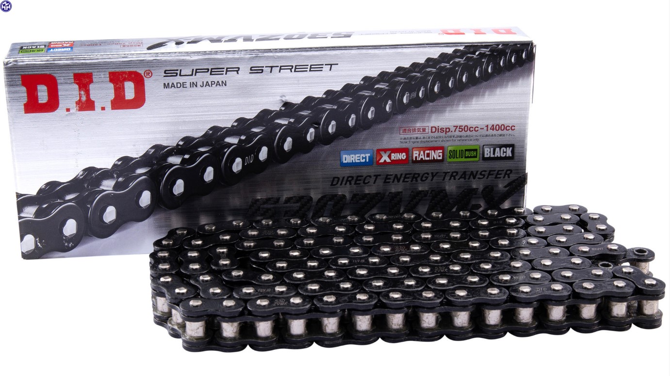 Chaîne DID "530ZVM-X BK&BK" Black Raven Edition Super Street X-Ring