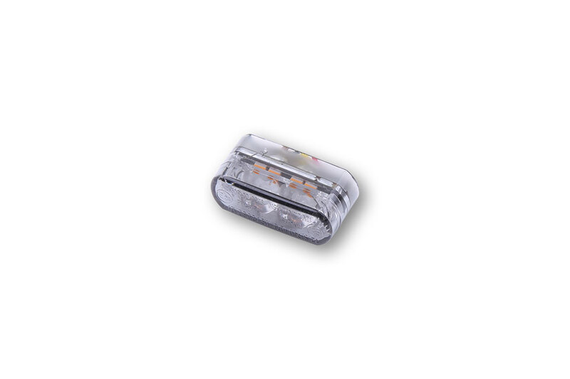 HIGHSIDER Smart Modul-1 Pro LED 3in1 Combinaison clignotant/feu arrière module Lentille gris fumée (paire), Hin