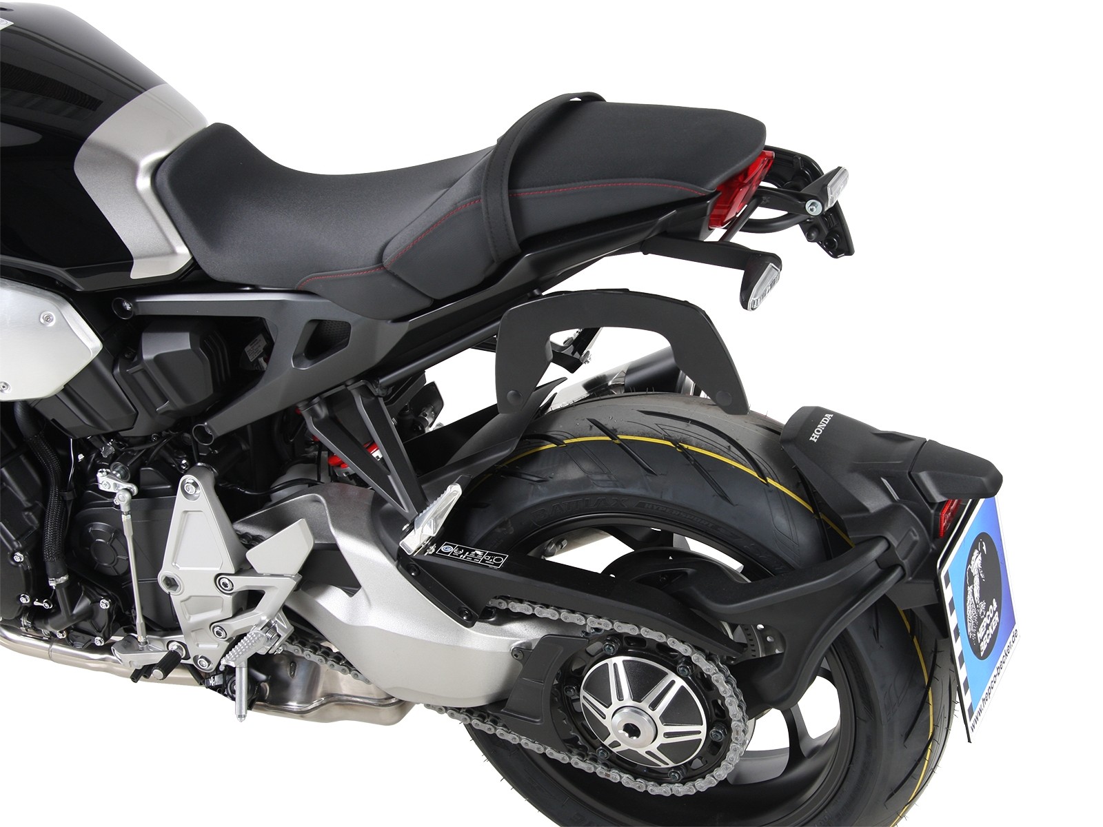 Supports latéraux C-Bow noirs pour Honda CB 1000 R (18-20) Hepco & Becker