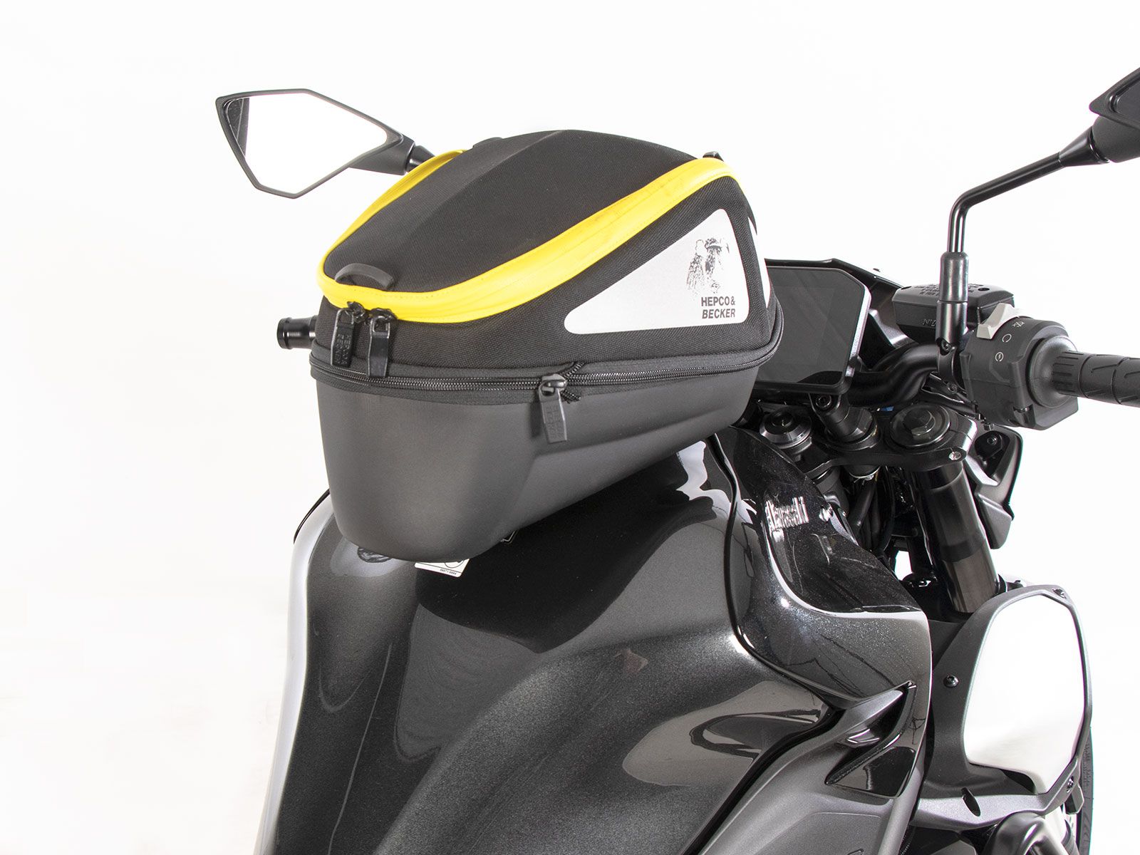 Anneau de réservoir Basic avec unité de fermeture de la sacoche de réservoir pour Kawasaki Z 900 /SE (25- ) Hepco & Becker