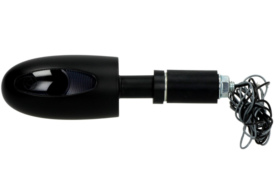 Clignotant Kellermann, BL 1000 Dark, acier, LED, VR/VL, 12 V, noir satiné, homologué E