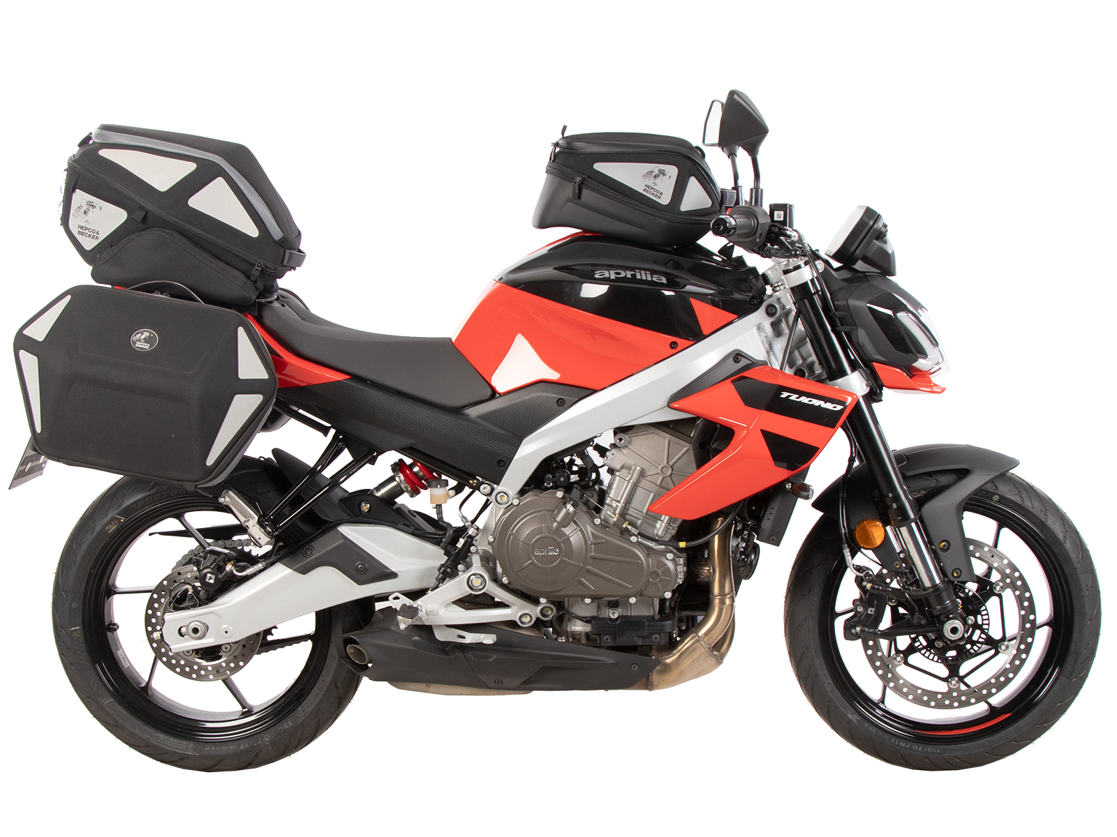 Anneau de réservoir Basic avec unité de fermeture de la sacoche de réservoir pour Aprilia Tuono 457 (25- ) Hepco & Becker