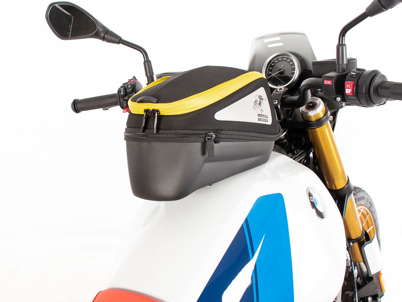 Anneau de réservoir Basic avec unité de fermeture de la sacoche de réservoir pour BMW R 12 G/S (25-) Hepco & Becker