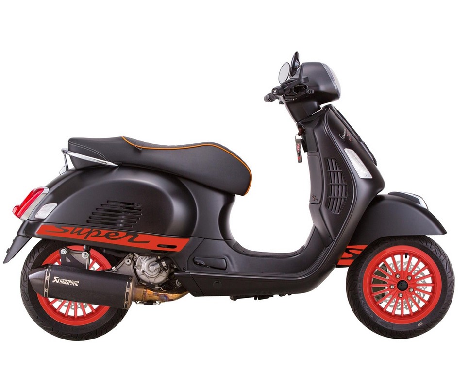 Jante avant/arrière pour Vespa GTS/GTS Super/GTV/GT 60/GT/GT L 125-300ccm, rouge