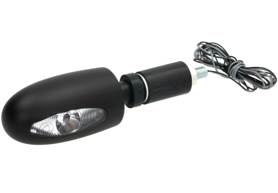 Clignotant Kellermann, BL 1000, acier, LED, VR/VL, 12 V, noir satiné, homologué E
