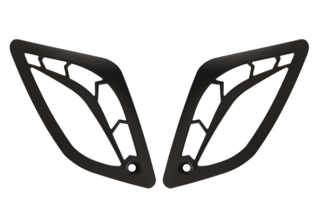 Grille de clignotants droite et gauche, arrière pour Vespa GTS/GTS Super/GTV/GT 60/GT/GT L, noir mat