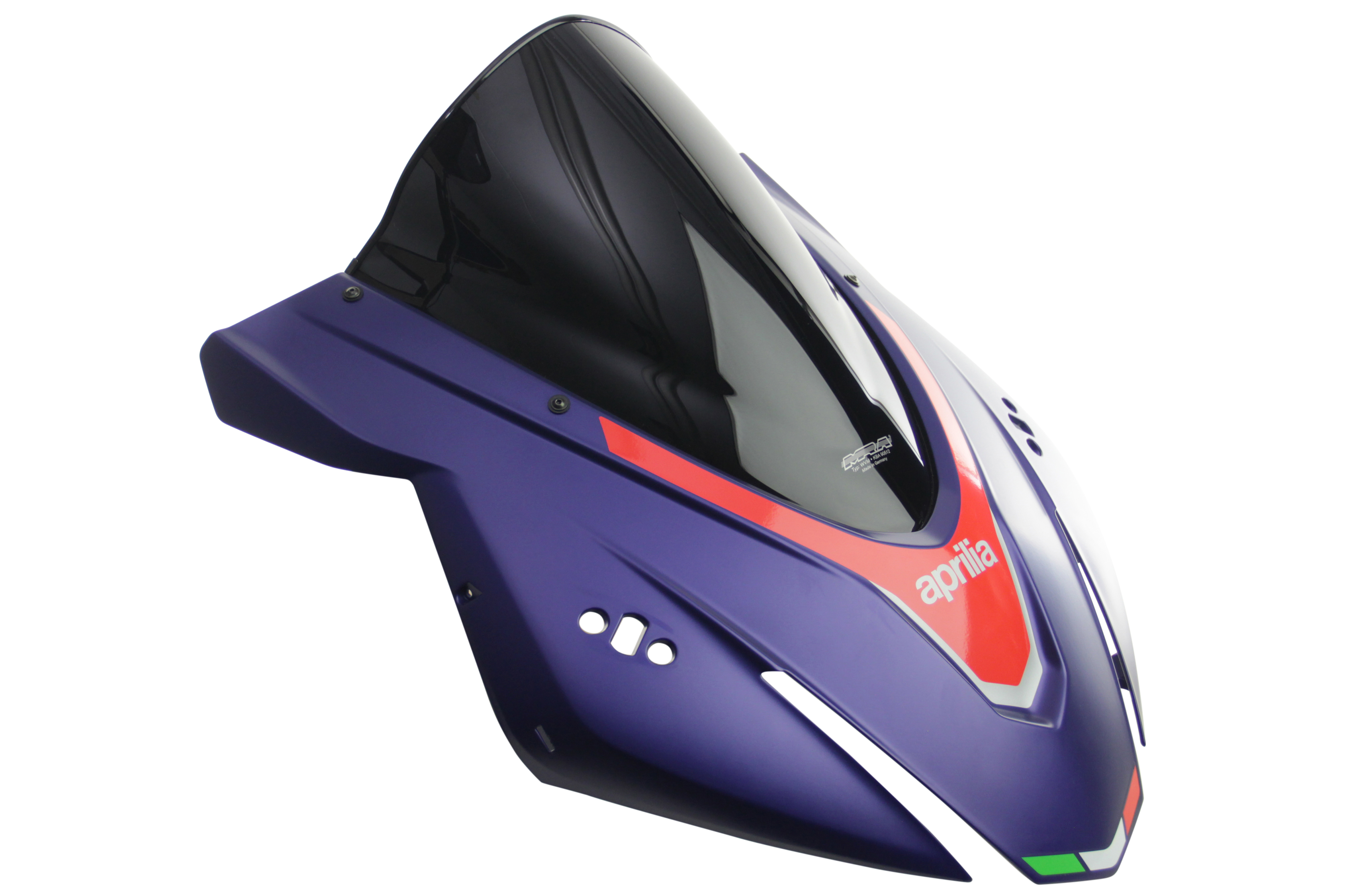 Ecran MRA Racing "R" - noir - Aprilia RSV 4 1100 Factory 2021-