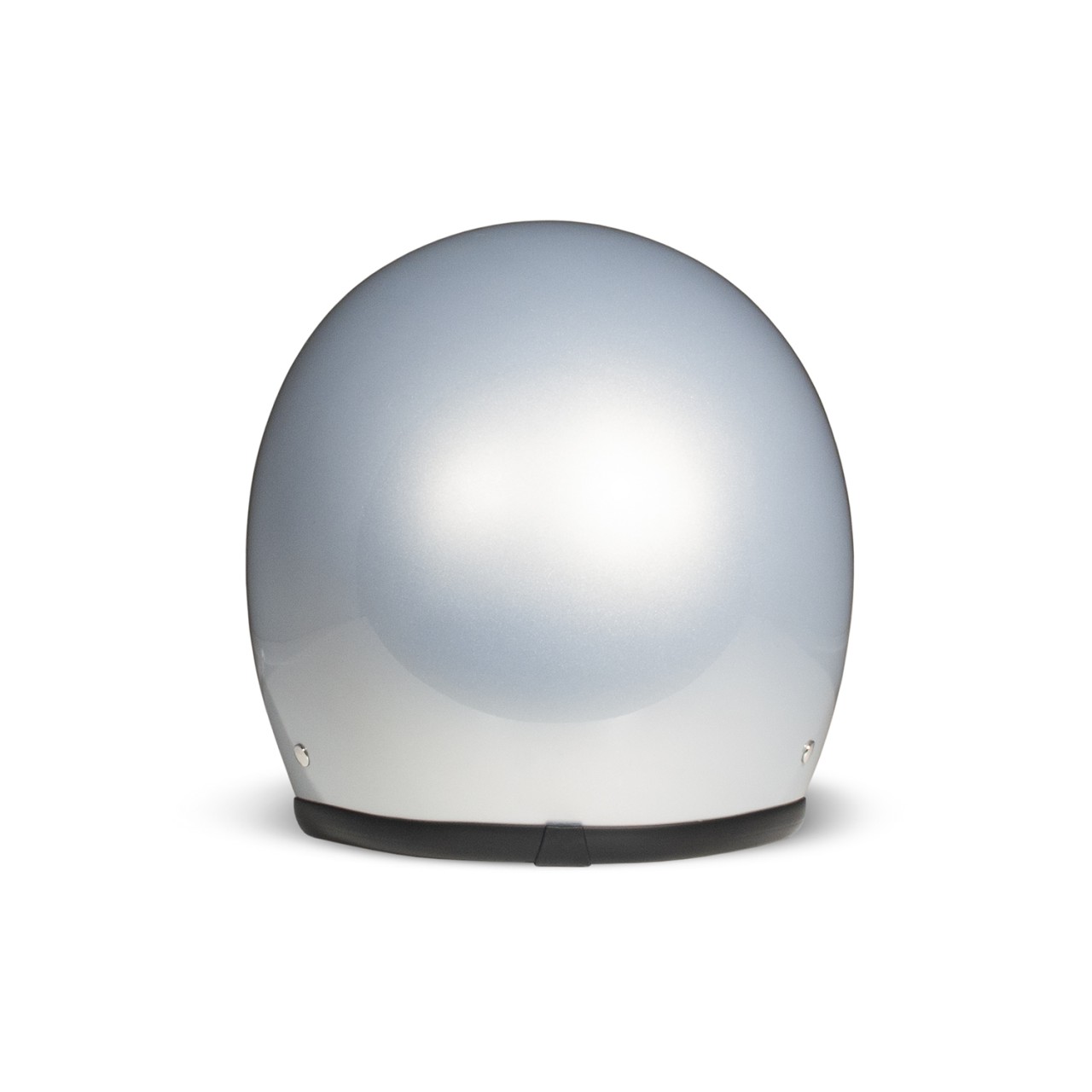 DMD casque jet rétro, argenté, brillant, Ice, fibre de verre, ECE 22.06