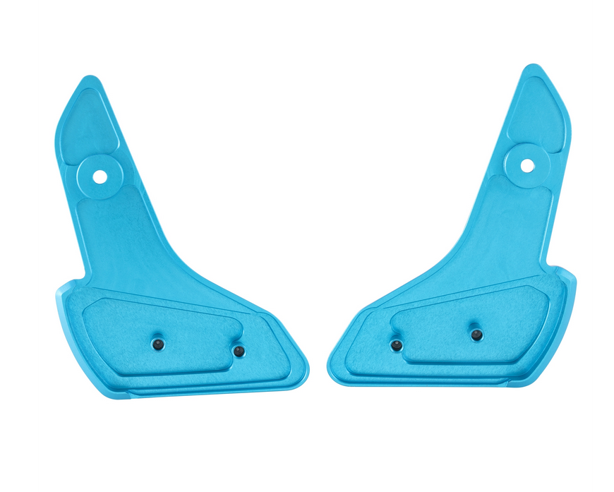 Repose-pieds droit et gauche pour Vespa Primavera /Sprint 50-150ccm 2T/4T AC, bleu mat