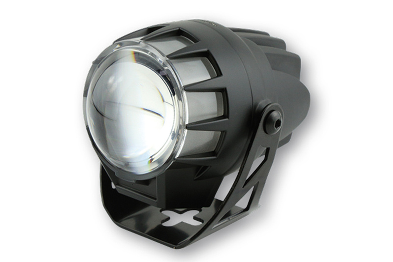 HIGHSIDER pro Phare 45 mm Dual-Stream LED noir E-approuvé (1pc)