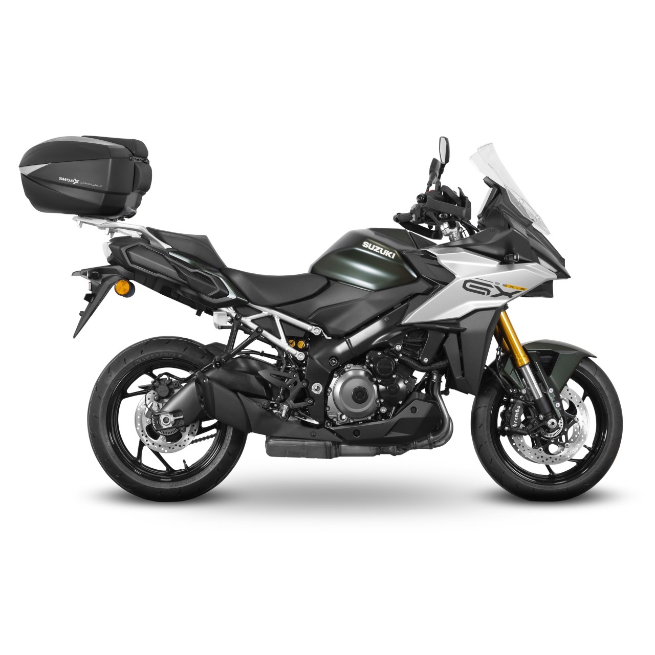 Kit de montage pour top case Shad, finition noire, pour Suzuki GSX-S 1000 GX (24-)
