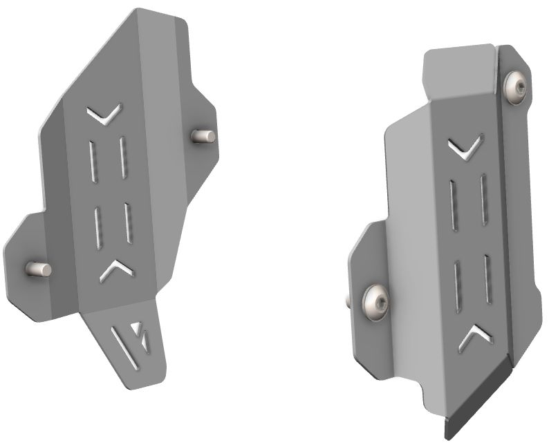 Couvre cylindre de frein argenté en aluminium pour Suzuki V-Strom 800 DE (23-)