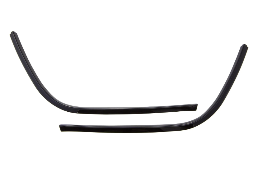 Tube mono fente tablier de jambe & marchepied pour Elettrica/Primavera/Sprint 50-150cc, noir brillant