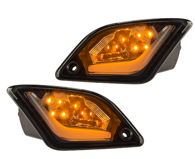 Kit clignotants avant & arrière pour Vespa GTS/GTS Super/GTV 125-300ccm ('14-), teintés