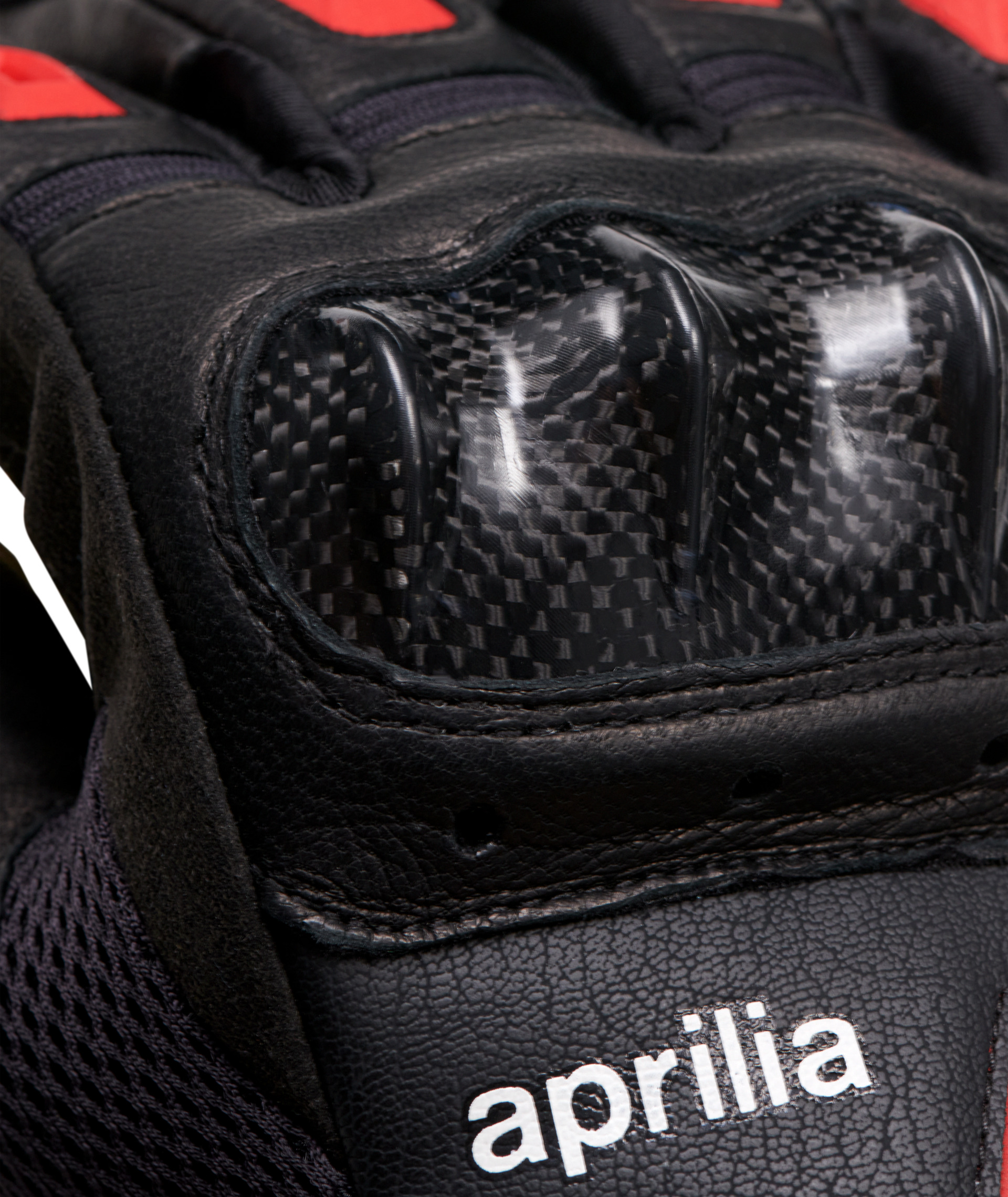 Aprilia gants hommes noir rouge
