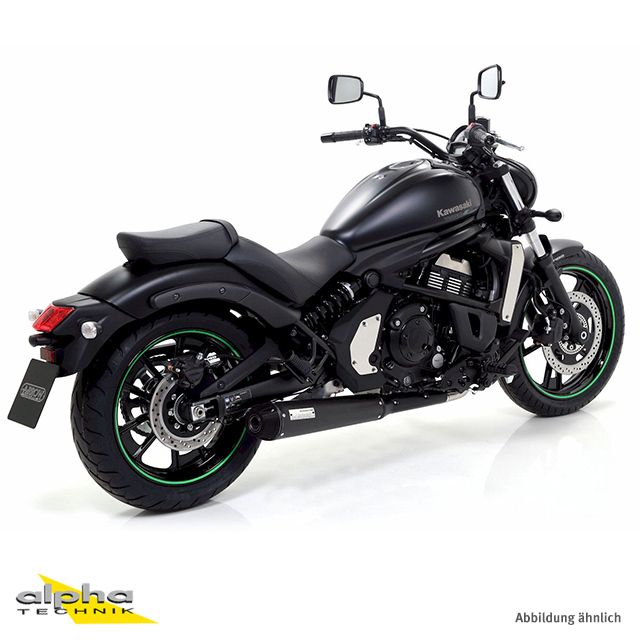 ARROW Système d'échappement complet REBEL pour Kawasaki Vulcan S650 2014-2016, en acier inoxydable