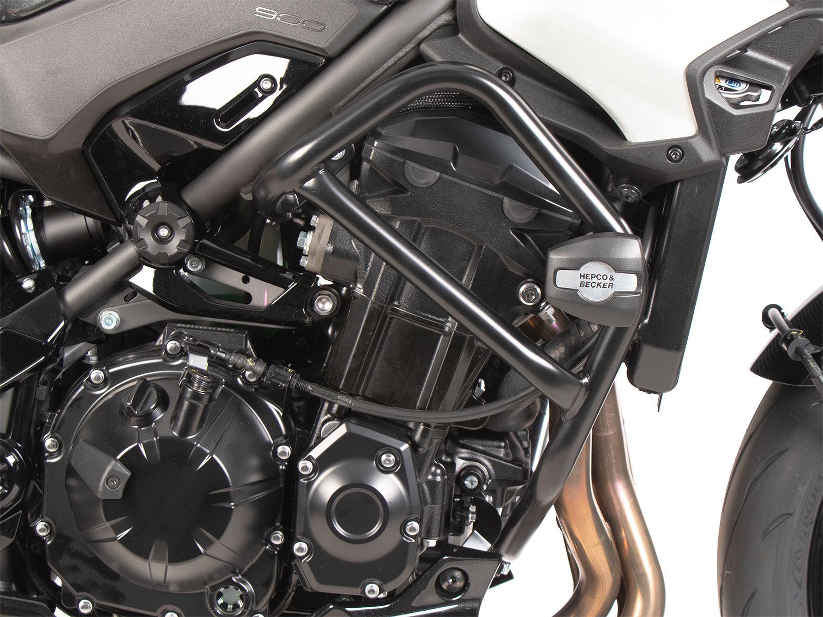 Arceau de protection moteur avec protectionpad pour Kawasaki Z 900 /SE (25- ) Hepco & Becker