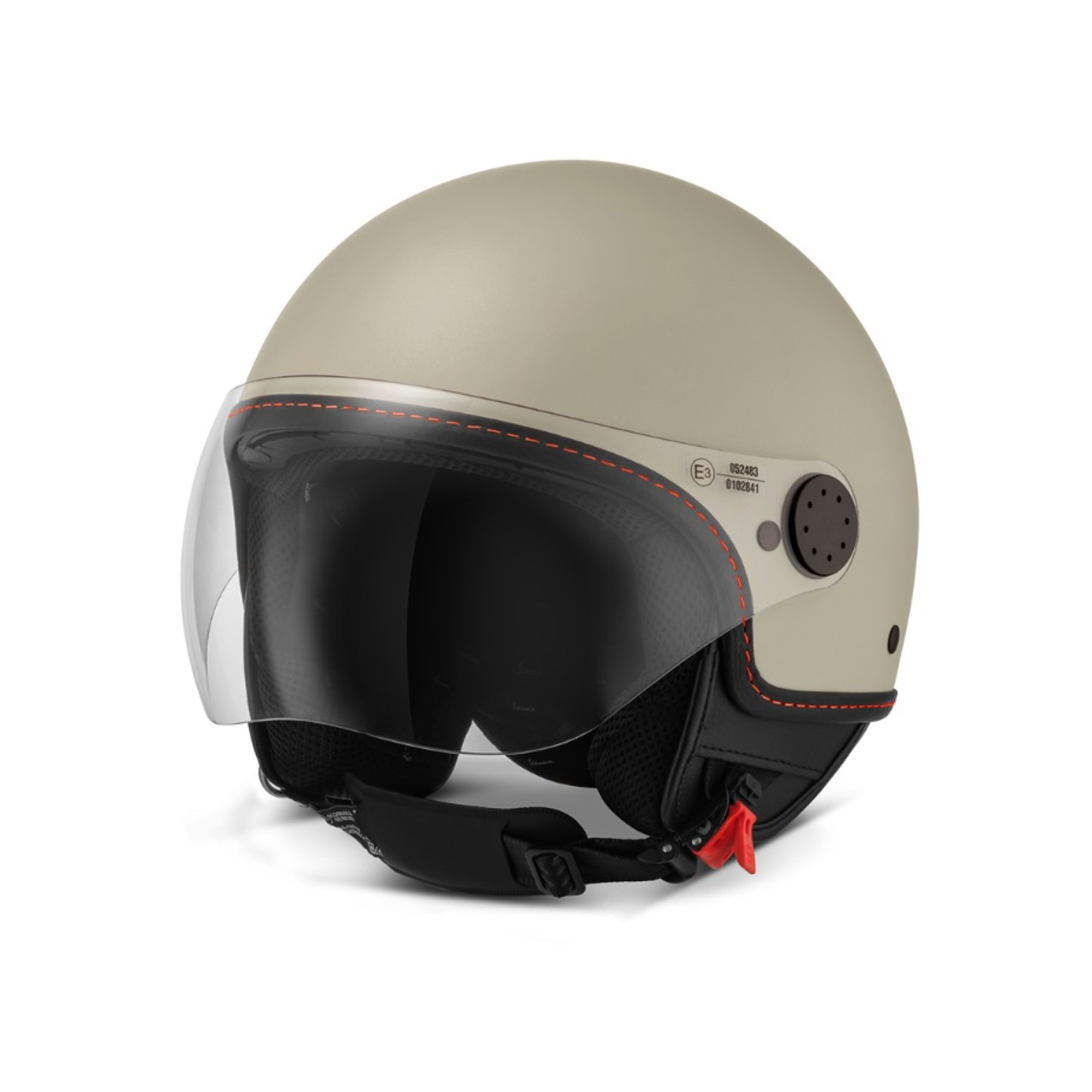 Casque jet Vespa Visor 4.0 beige mat