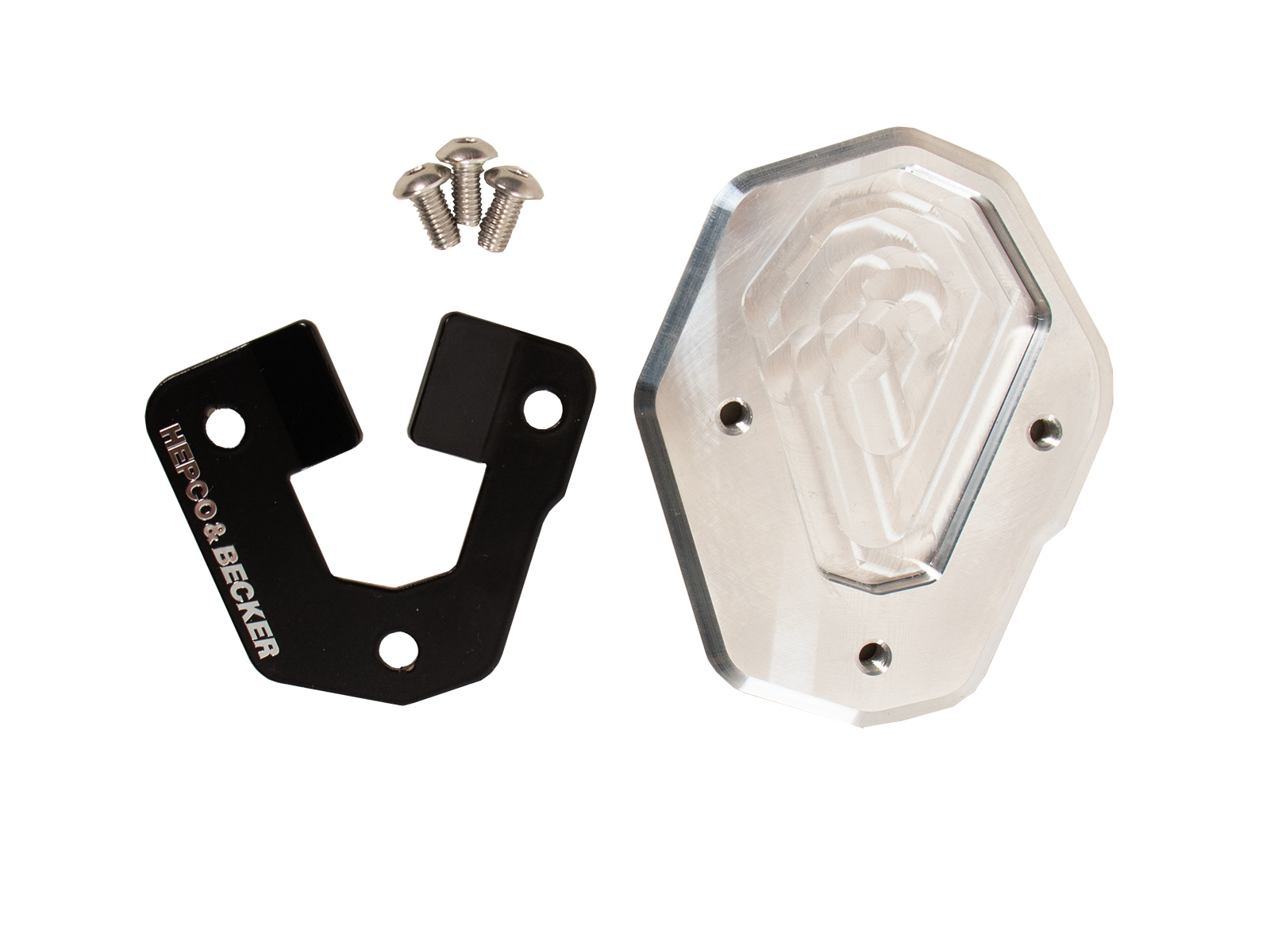 Plaque de béquille latérale pour BMW F 900 GS (24-) Hepco & Becker