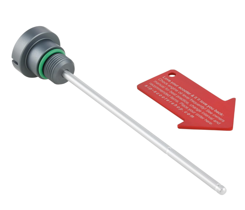 Bouchon de remplissage d'huile moteur pour Vespa LX/S 3V i.e. 125-150ccm 4T AC, gris mat