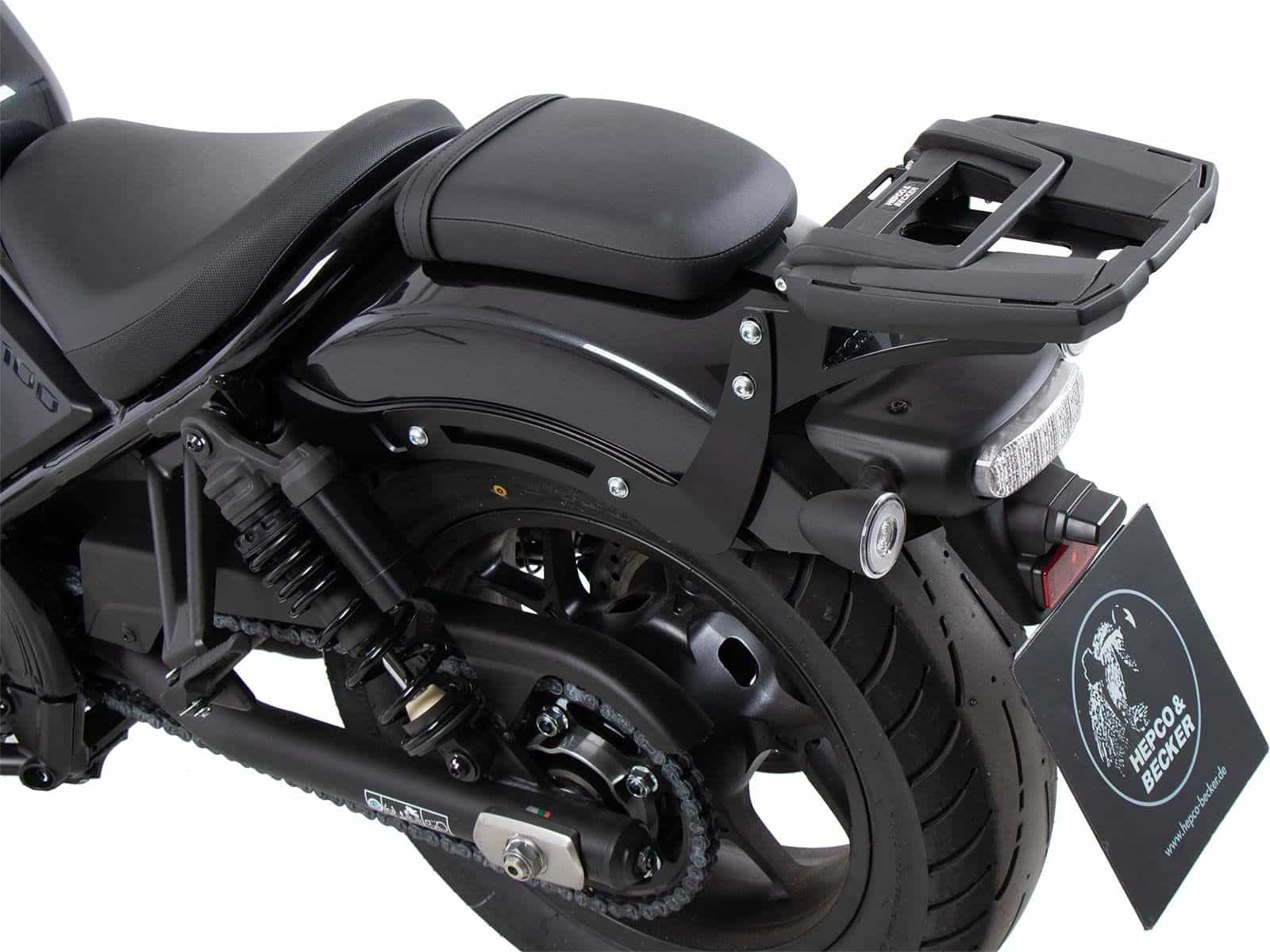 Support de top case Easyrack noir pour Honda CMX 1100 Rebel /DCT (21-24) Hepco & Becker