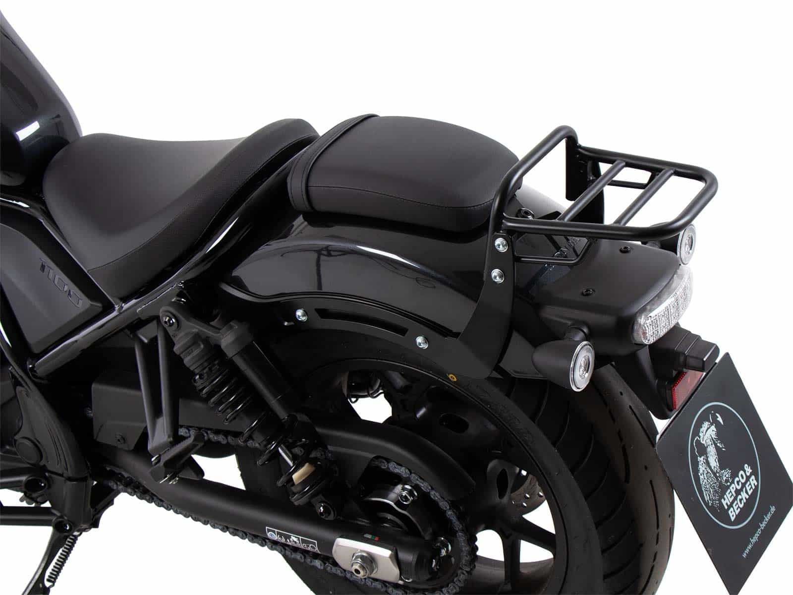 Porte-bagages tubulaire noir pour Honda CMX 1100 Rebel /DCT (21-24) Hepco & Becker