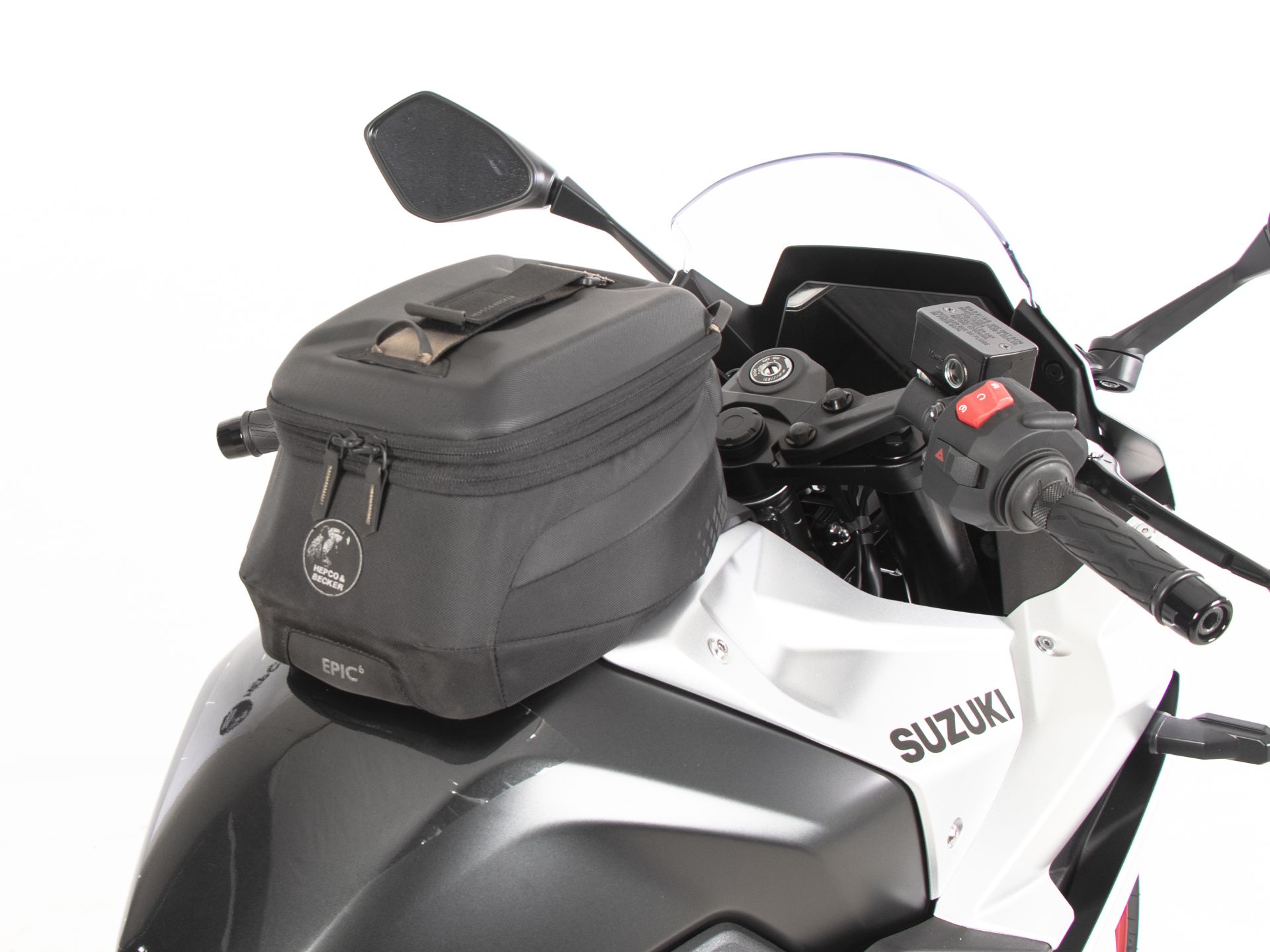Anneau de réservoir Basic avec unité de fermeture de la sacoche de réservoir pour Suzuki GSX-8R (24- ) Hepco & Becker